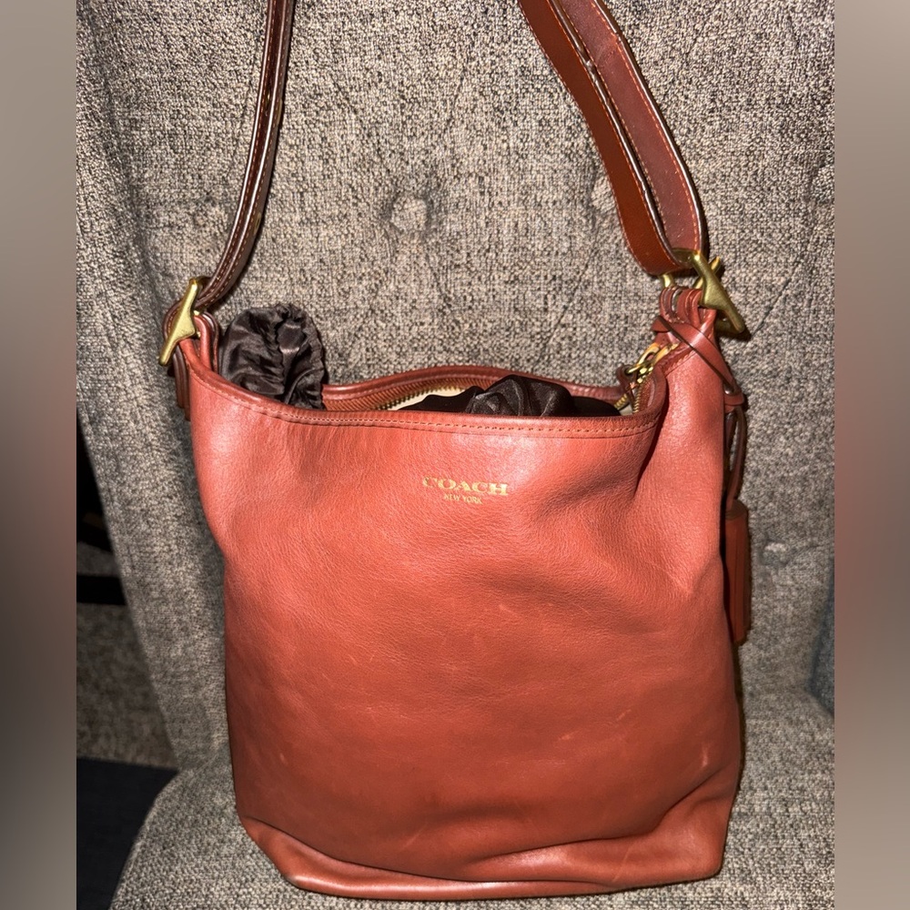 Coach Vintage Legacy Tassel Shoulder Bag